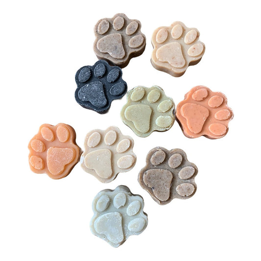 Dog paw soap for dogs, cats, horses