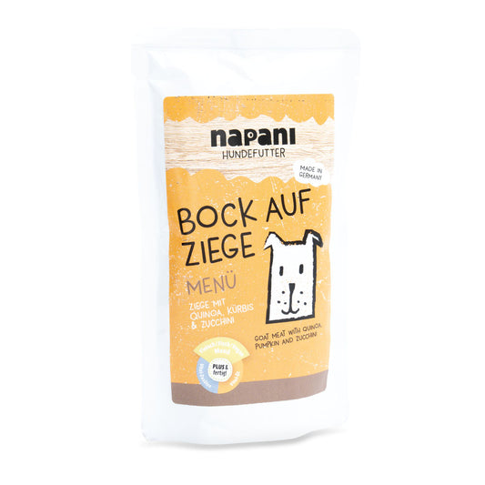 Menu "Bock auf Ziege" with goat and quinoa (For Dogs) 150g