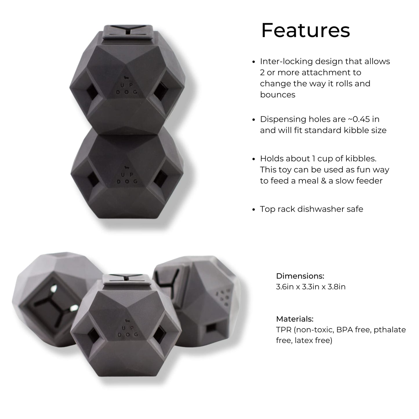 The Odin Puzzle Toy Slate Grey