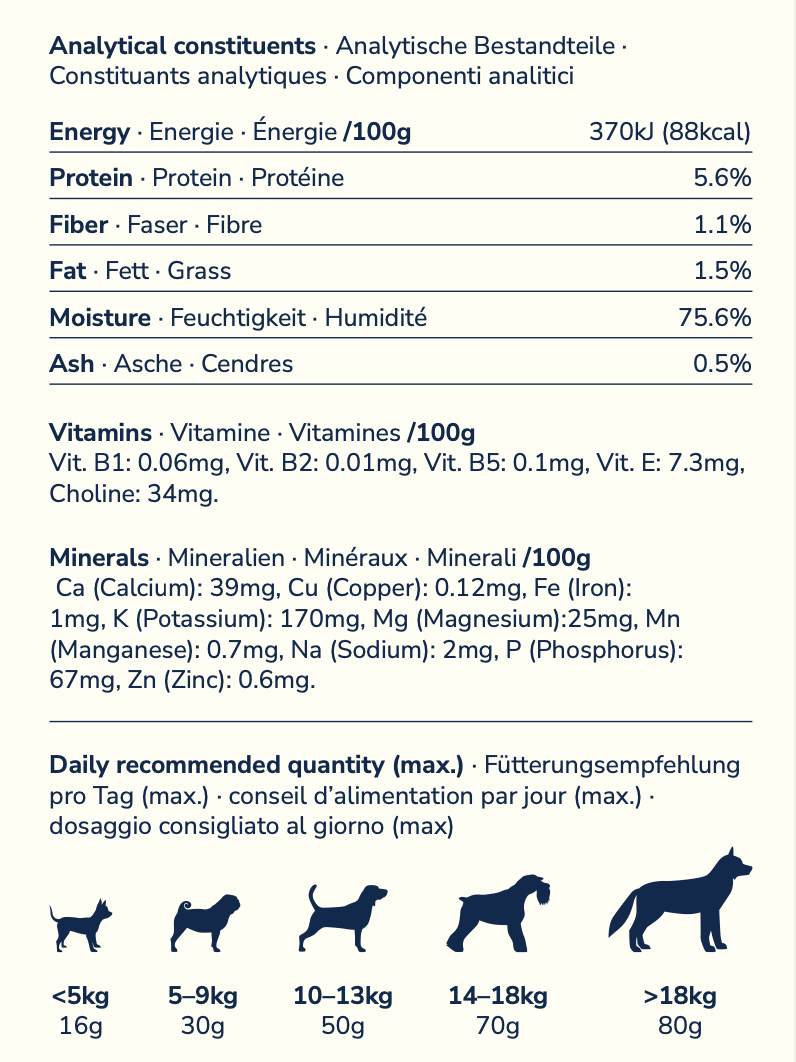 Sleepy Organic Dog Paté 150g