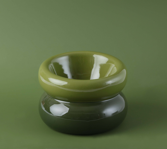 Souffle Pet Bowl - Avocado Green