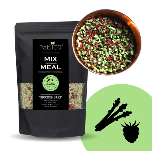 Green Asparagus & Raspberry Freeze-Dried - MIX MEAL Dry Barf (80g)