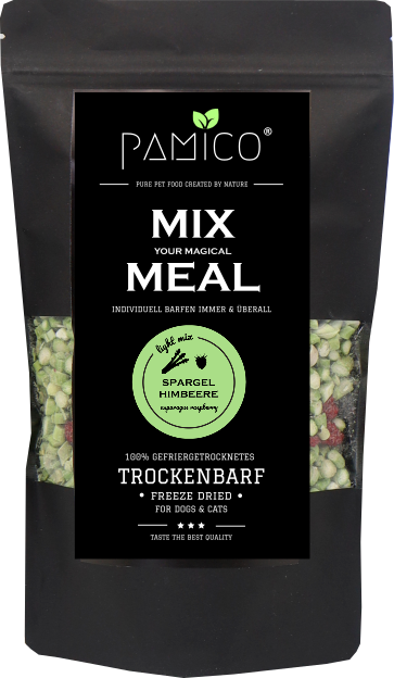 Green Asparagus & Raspberry Freeze-Dried - MIX MEAL Dry Barf (80g)