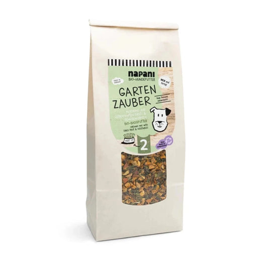 Organic basic myesli "Garden Magic" with broccoli and pumpkin (For Dogs) 500g