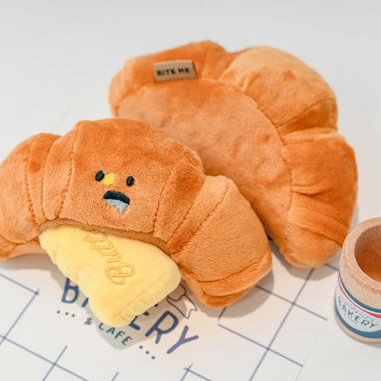 Bite Me x L'ESCAPE - Croissant & Butter Nosework Toy