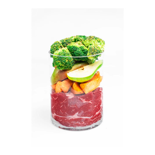 Menu "Now it's getting wild" with game and sweet potatoes (For Dogs) 150g