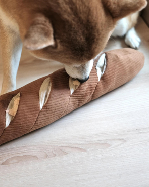 Baguette (Enrichment Pockets + Squeaky + Snuffle)