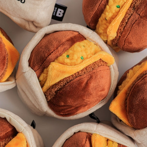 Bite Me x eggslut - Fairfax Burger Nosework Toy