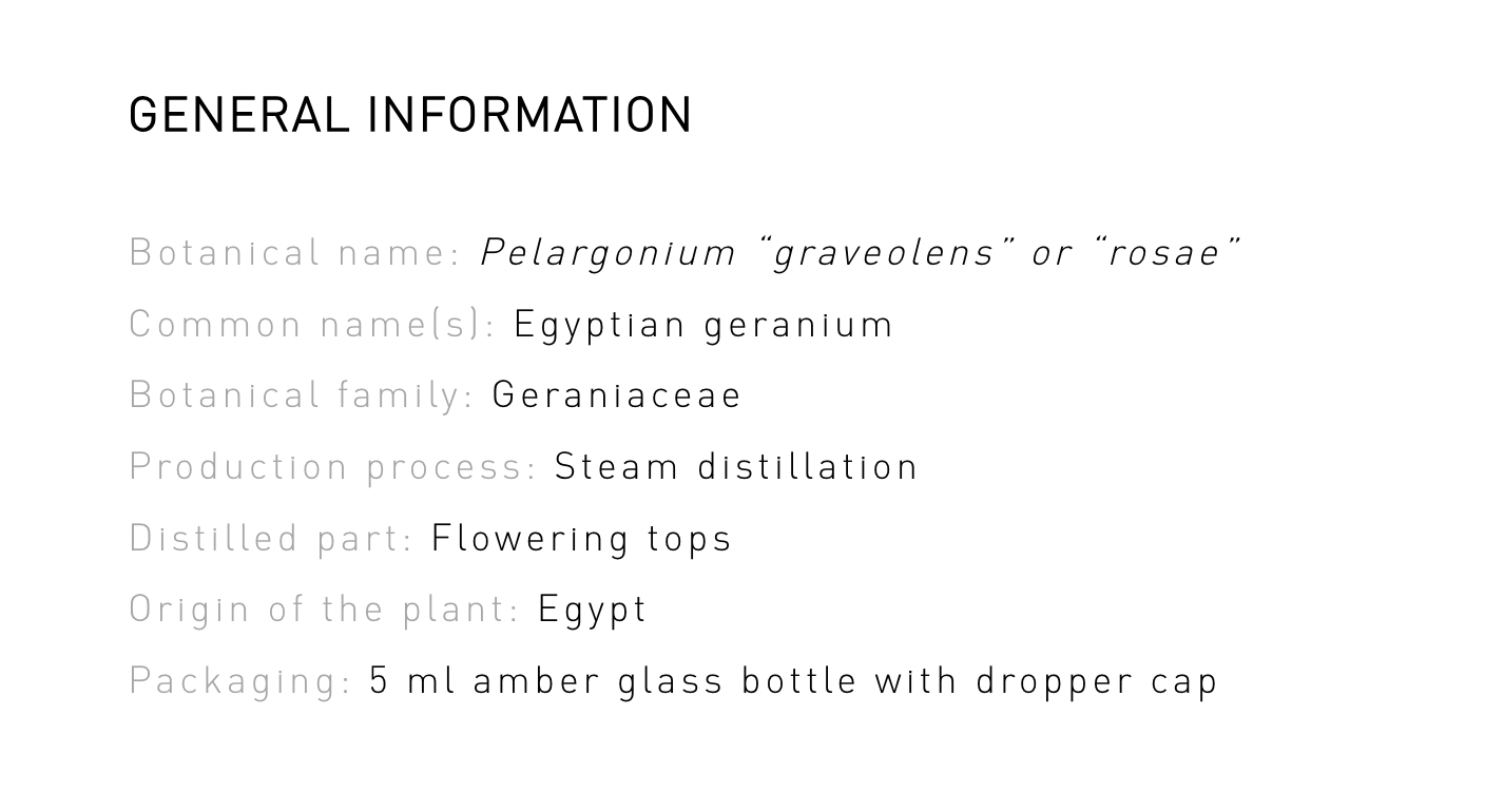Organic Rose Geranium - Essential Oil - 5ml