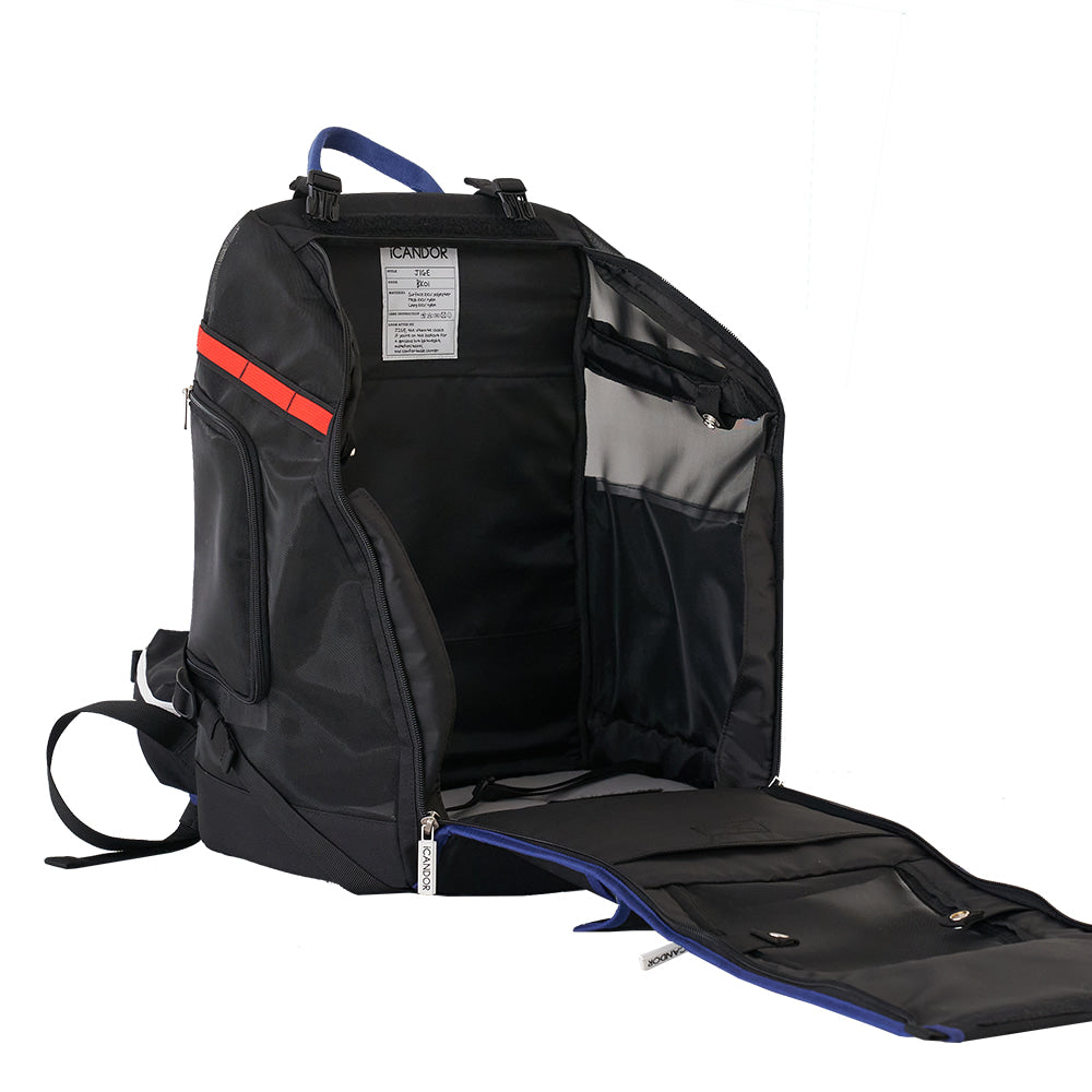 Jige Pet Backpack -  Dynamic Black (including Wooly Cushion - grey)