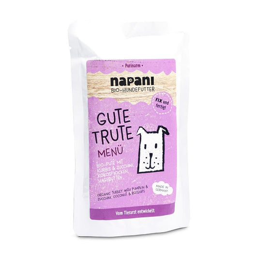 Menu "Gute Trute" with Turkey and Zucchini (For Dogs) 150g