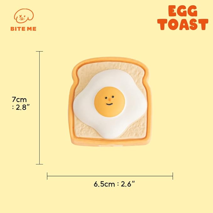Egg Toast latex Toy