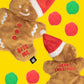 Gingerbread Man Tug Toy
