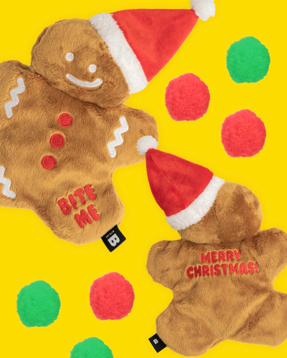 Gingerbread Man Tug Toy