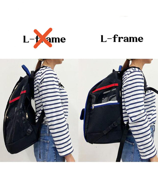 Jige Pet Backpack -  Dynamic Black (including Wooly Cushion - grey)