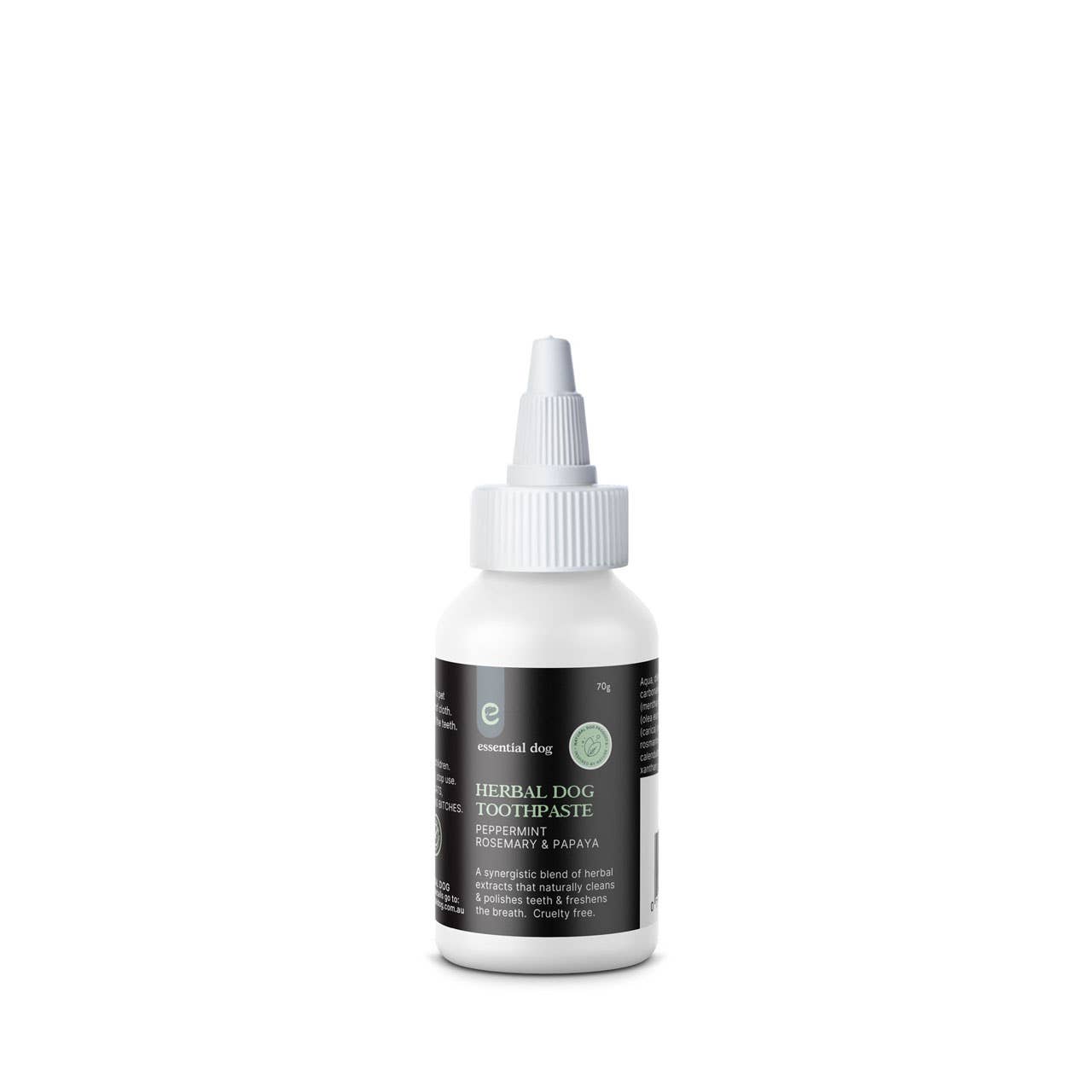 Herbal Dog Toothpaste (Peppermint, Papaya & Rosemary) - 70g