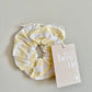 Scrunchie Summer Yellow Stripe Human