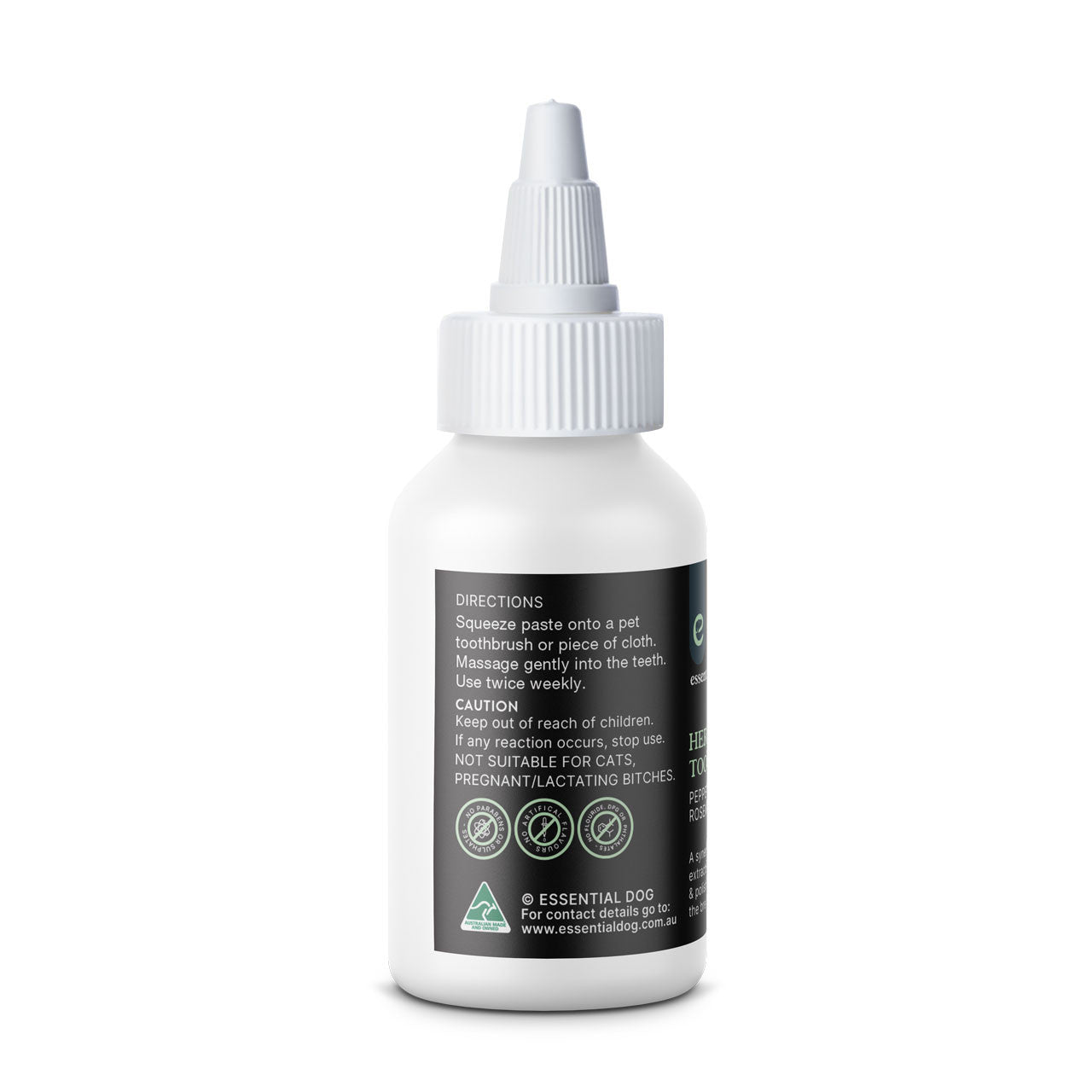 Herbal Dog Toothpaste (Peppermint, Papaya & Rosemary) - 70g