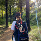 Jige Pet Backpack -  Dynamic Black (including Wooly Cushion - grey)