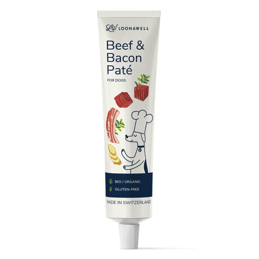 Beef and Bacon Organic Dog Paté 150g