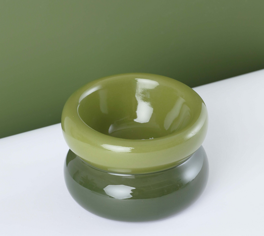 Souffle Pet Bowl - Avocado Green