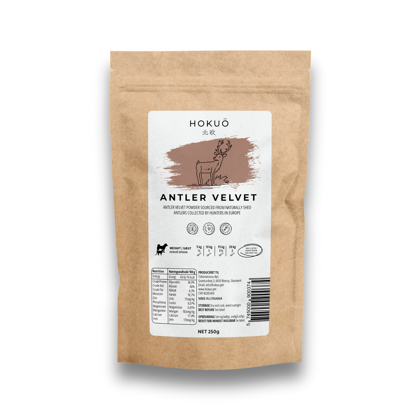 Antler Velvet 100% natural