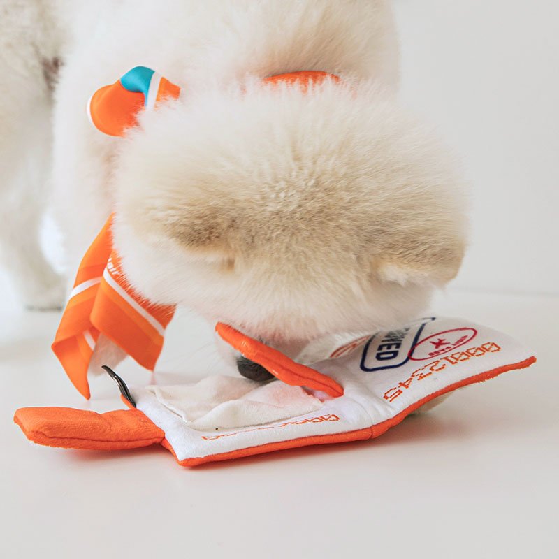 Pet passport & ticket nosework toy set