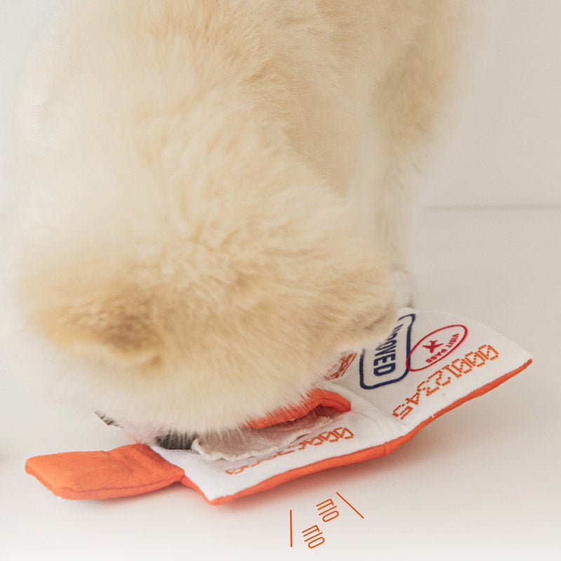 Pet passport & ticket nosework toy set