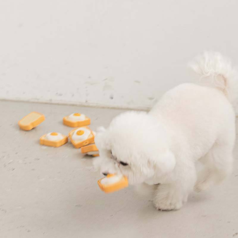 Egg Toast latex Toy Pet House Egg Toast latex Toy Pet House