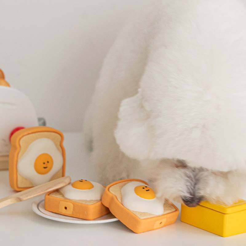 Egg Toast latex Toy