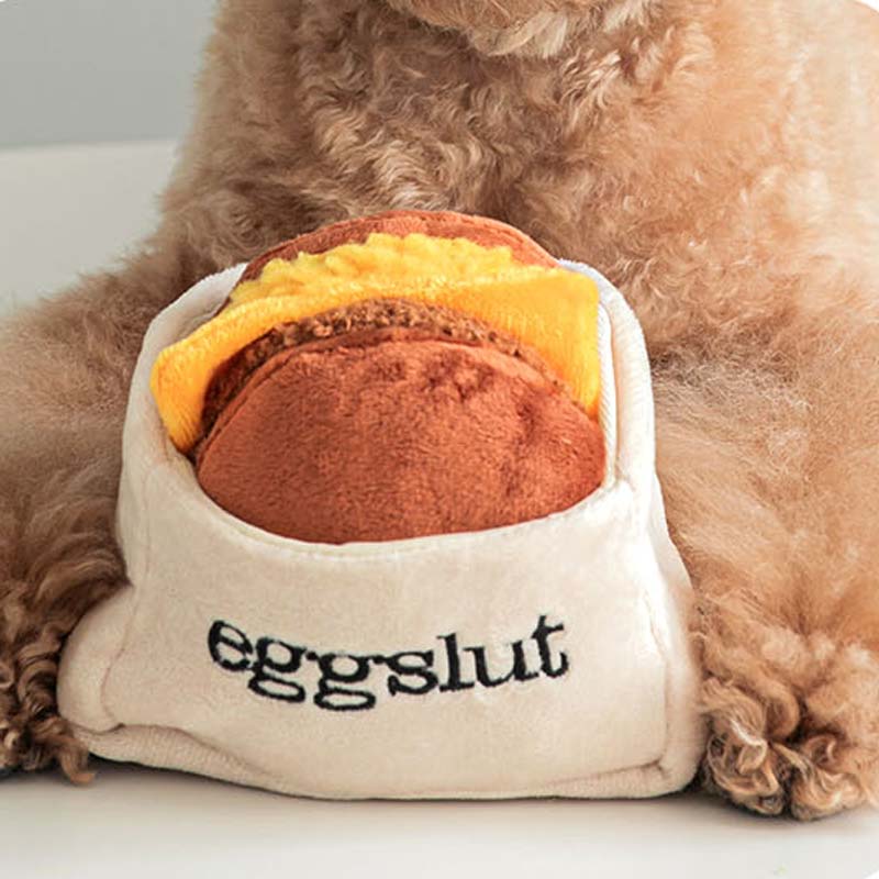 Bite Me x eggslut - Fairfax Burger Nosework Toy