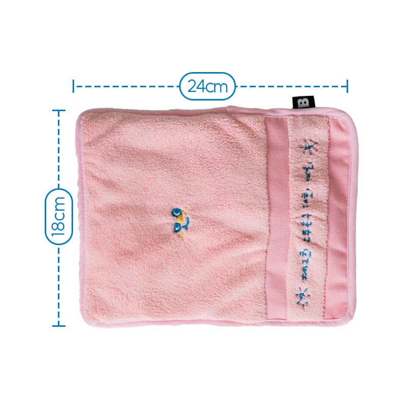Fluffy Towel Toy Set  (2pcs Blue + Pink)