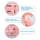 Fluffy Towel Toy Set  (2pcs Blue + Pink)
