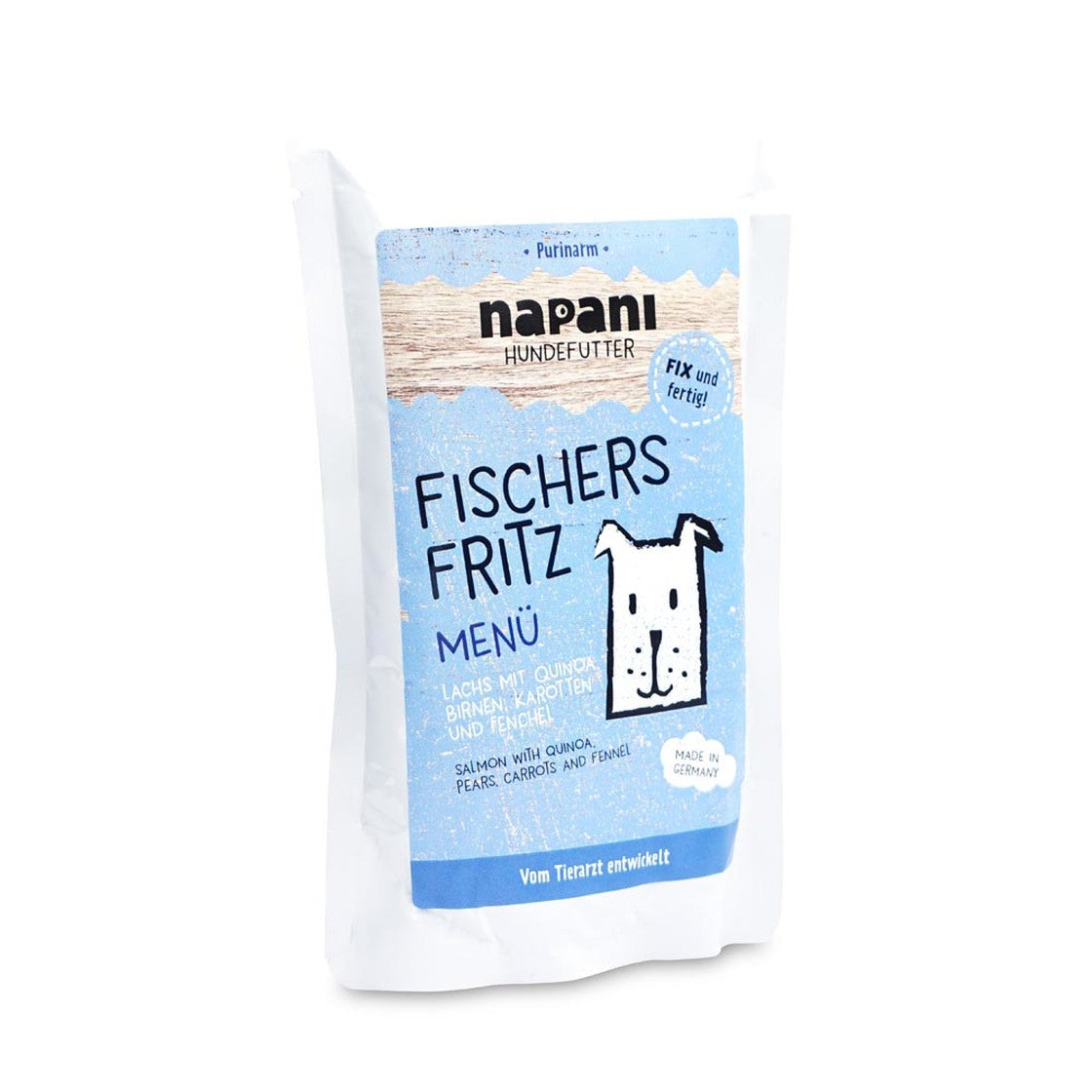 Menu "Fischers Fritz" with salmon and quinoa (For Dogs) 150g