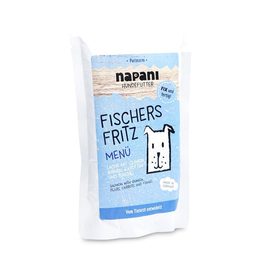 Menu "Fischers Fritz" with salmon and quinoa (For Dogs) 150g