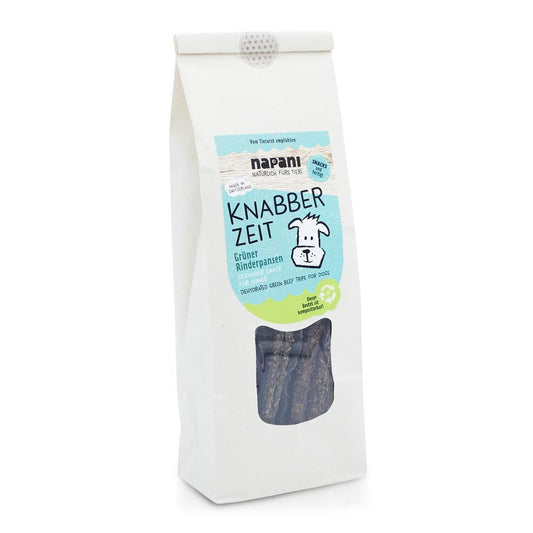Knabber Zeit - Beef tripe green dried for dogs 200g