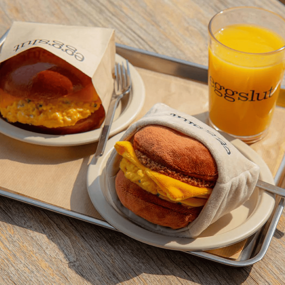 Bite Me x eggslut - Fairfax Burger Nosework Toy