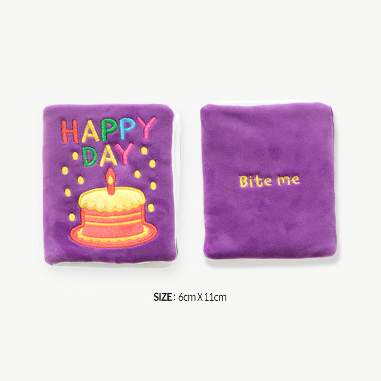 Party Series Happy Bday Card Dog Toy