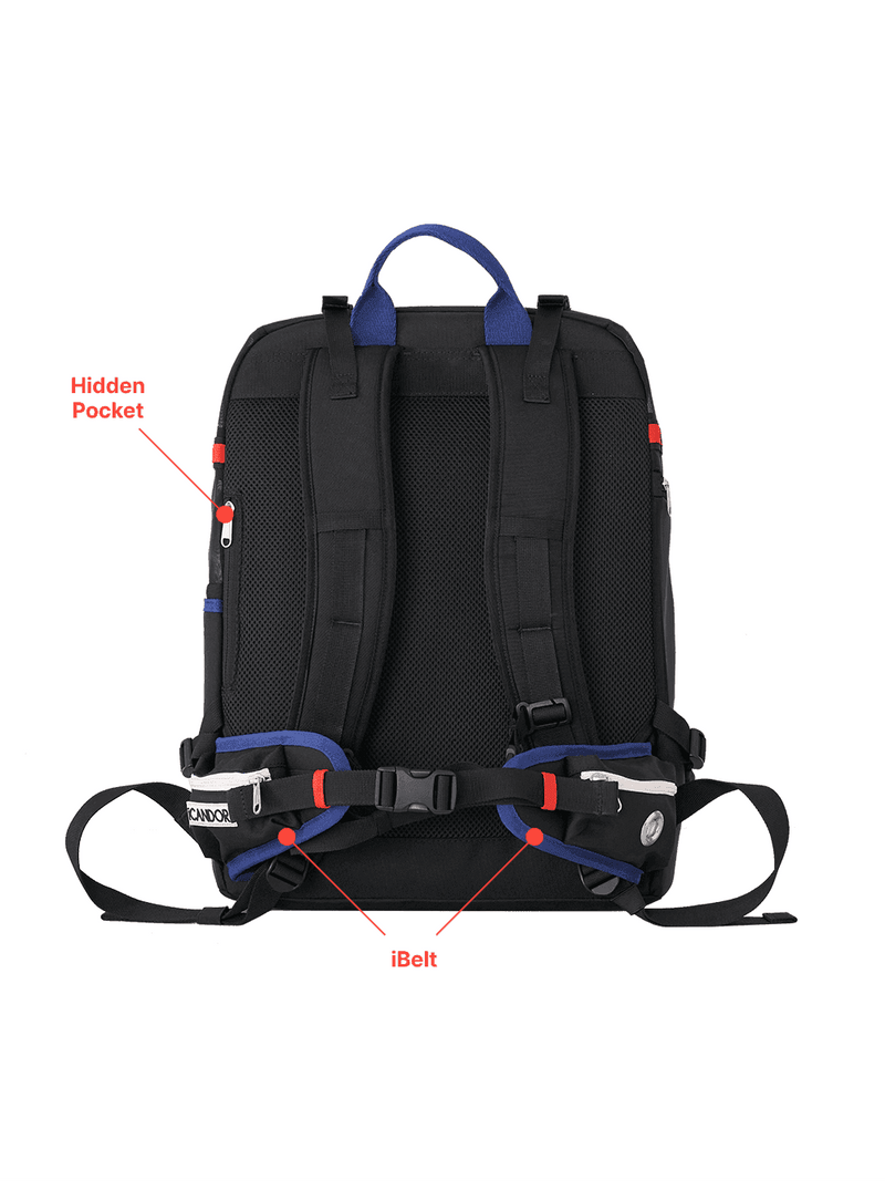 Jige Pet Backpack -  Dynamic Black (including Wooly Cushion - grey)