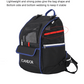 Jige Pet Backpack -  Dynamic Black (including Wooly Cushion - grey)