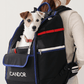 Jige Pet Backpack -  Dynamic Black (including Wooly Cushion - grey)