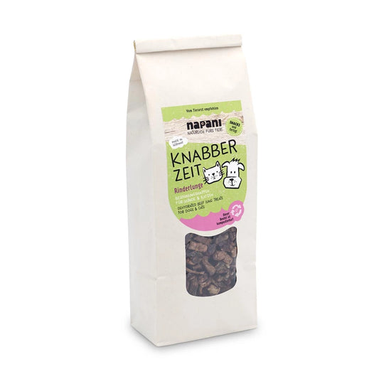 Knabber Zeit - dried beef lung (For dogs & cats) 250g
