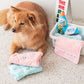 Fluffy Towel Toy Set  (2pcs Blue + Pink)