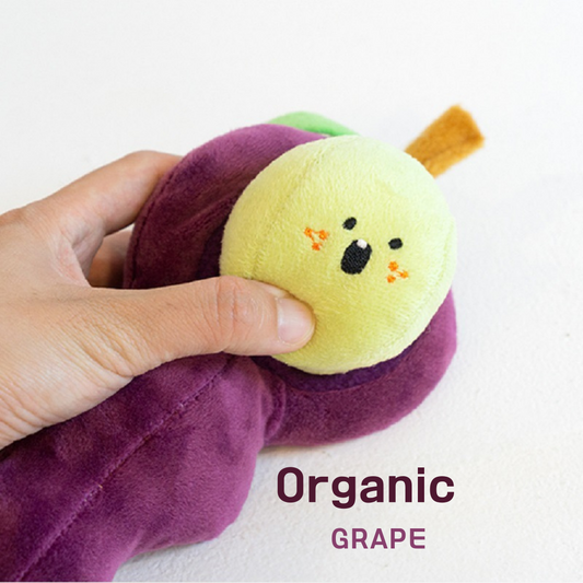 Organic Grape Sniff Toy - Fruit Supermarket