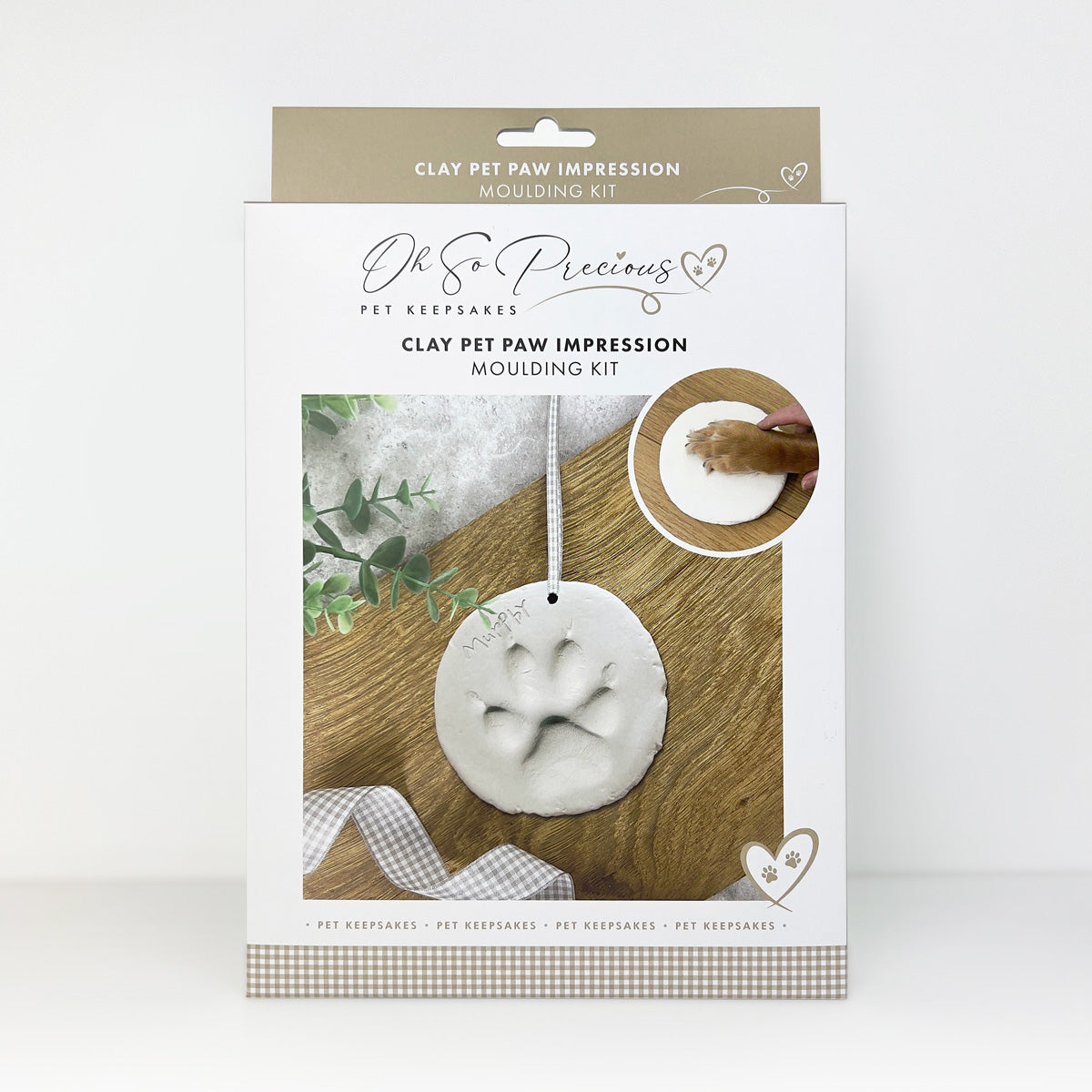 Clay Pet Paw Impression Moulding Kit