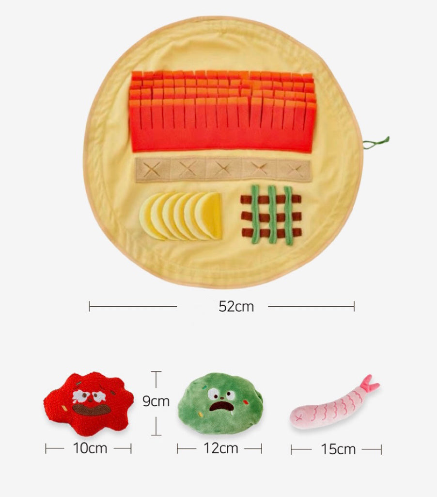 Dumpling Seafood Sniff Toy - Eating Time